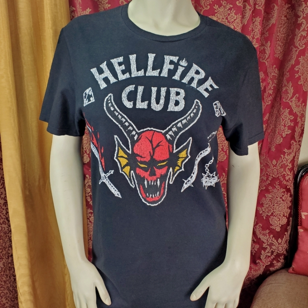 Stranger things hell fire club short sleeve T-shirt